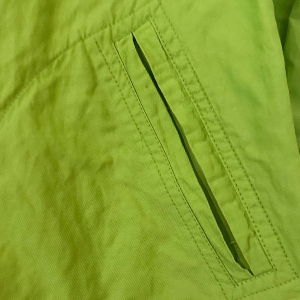 Chico's Bright Green Button-Front Utility Jacket M/L - Picture 5 of 7